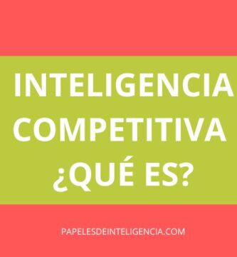 que es inteligencia competitiva