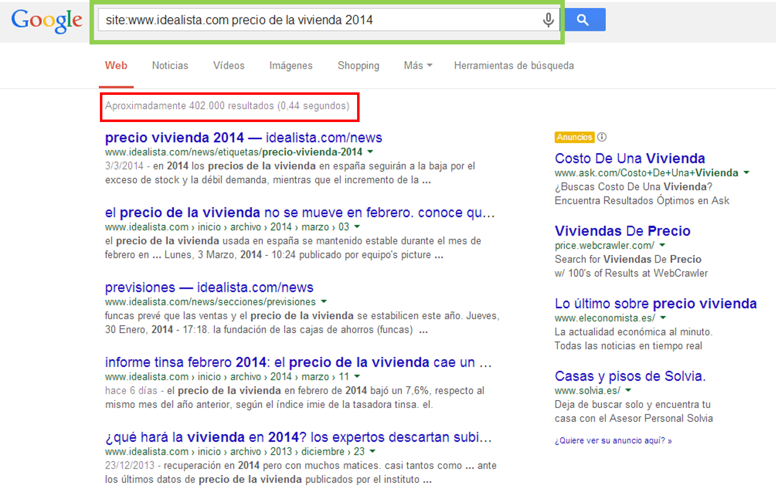 Cómo usar Google para buscar en una única página web