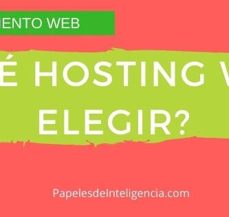 qué hosting web elegir