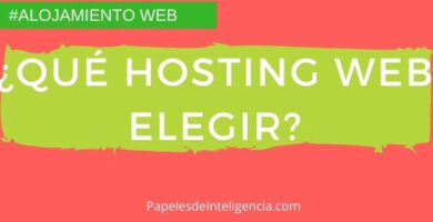 qué hosting web elegir